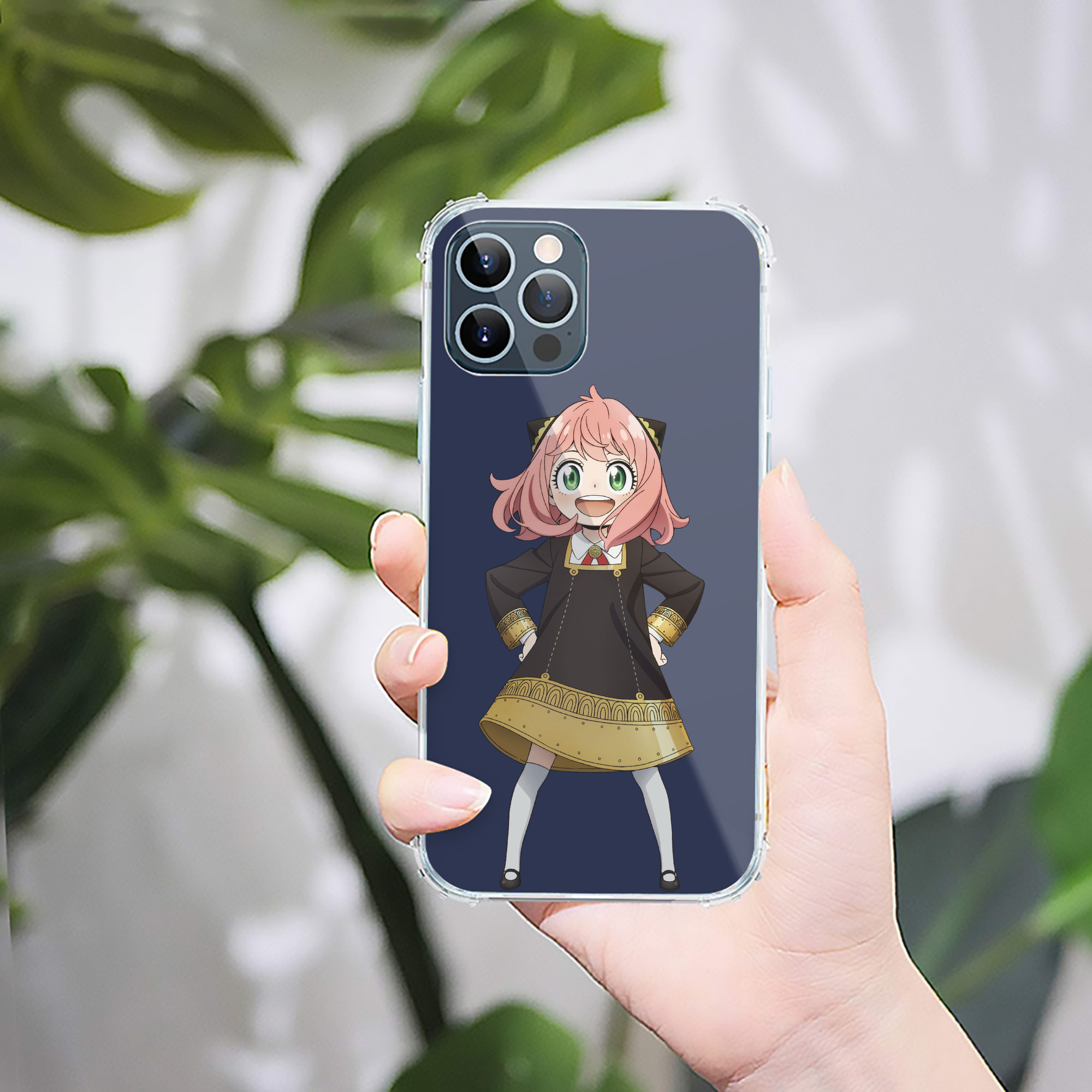 （画像用） SPY×FAMILY间谍家家酒 【iPhone 12シリーズ対応】透明スマホケース（クリアソフトケース）
